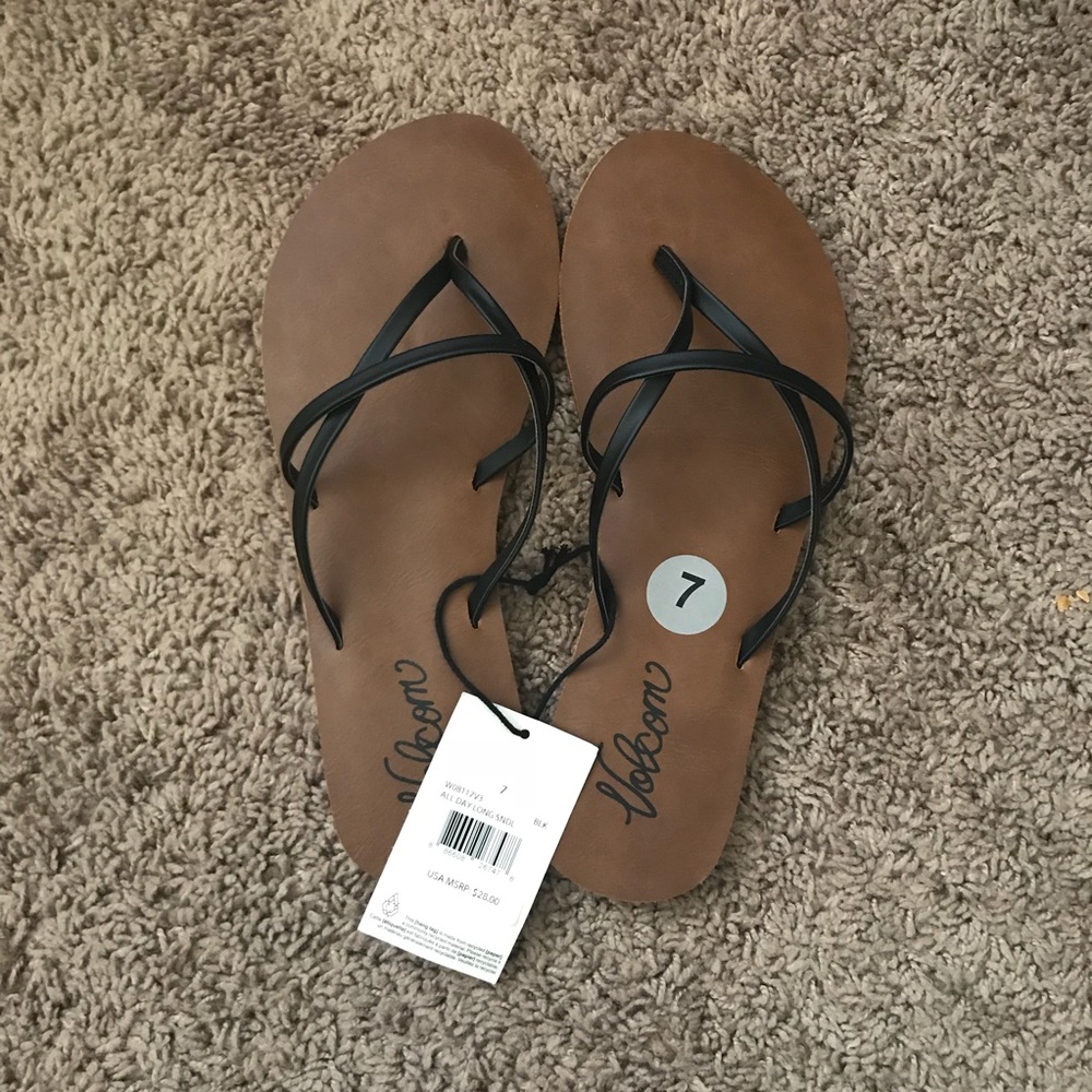 Volcom strappy sandals